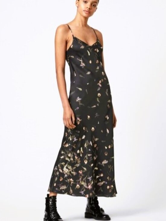 All Saints Dresses & Skirts - AllSaints Bryony Mutare Slip Dress Floral Adjustable Straps US 12, UK 16, EU 44